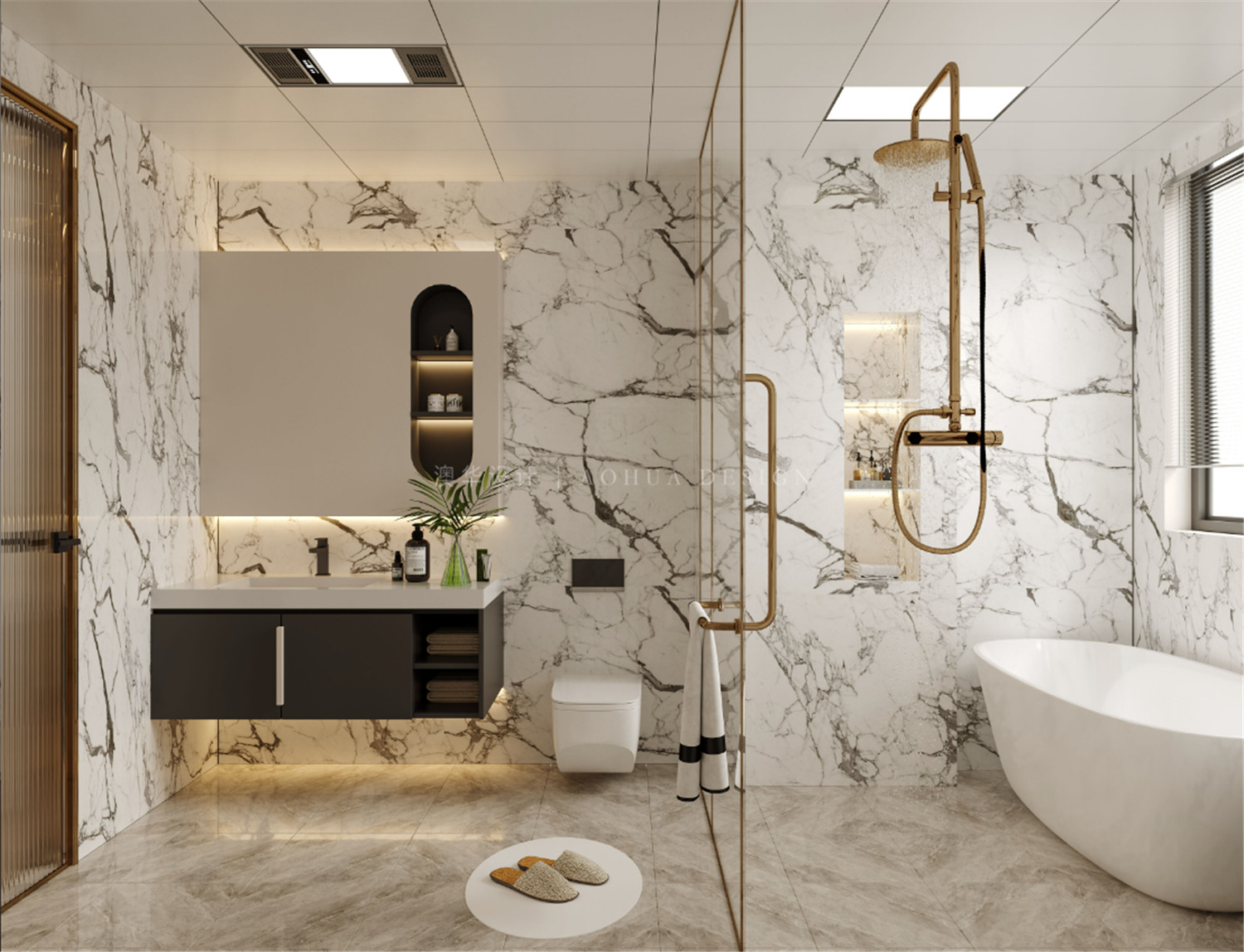 大平层装修,意式轻奢