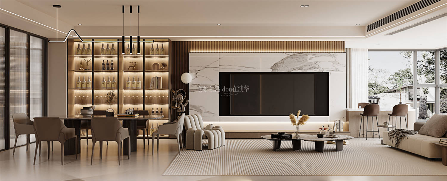 西北湖御玺湾装修,大平层装修