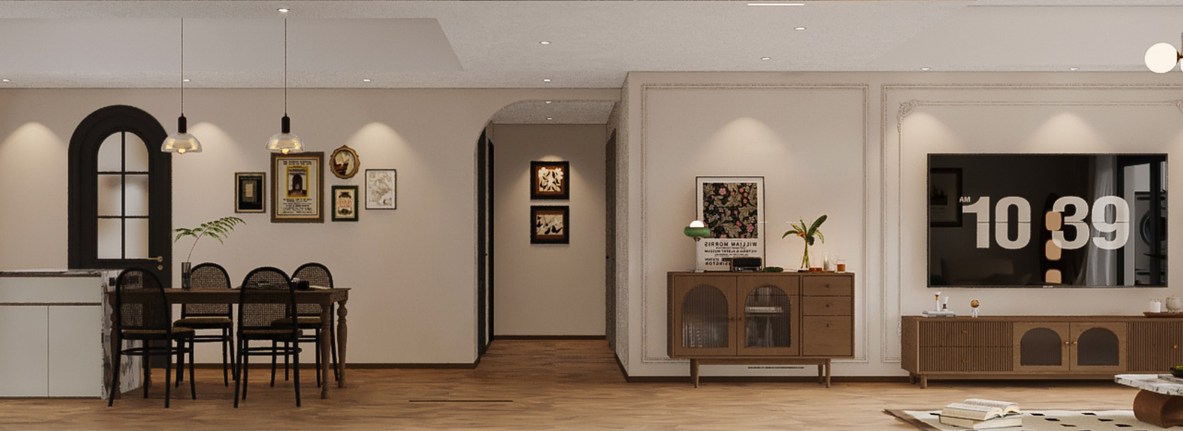 洺悦芳华装修,复古风