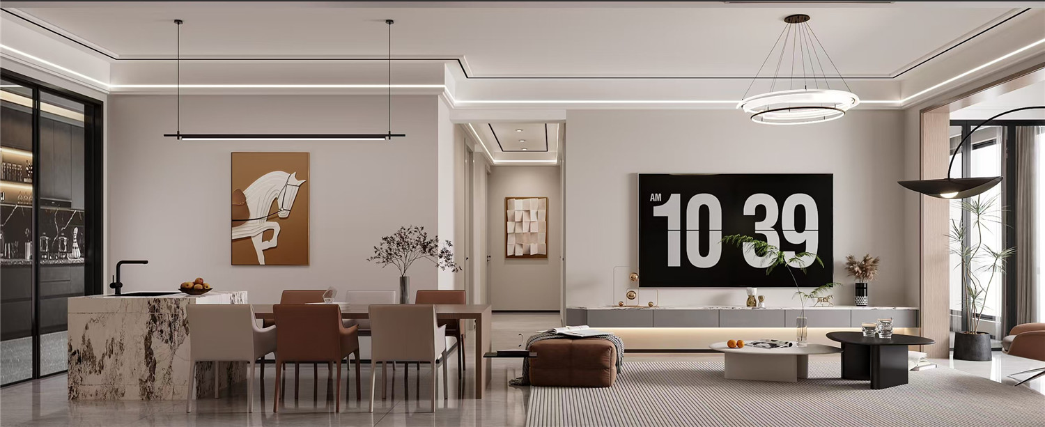 现代极简,毛坯房装修