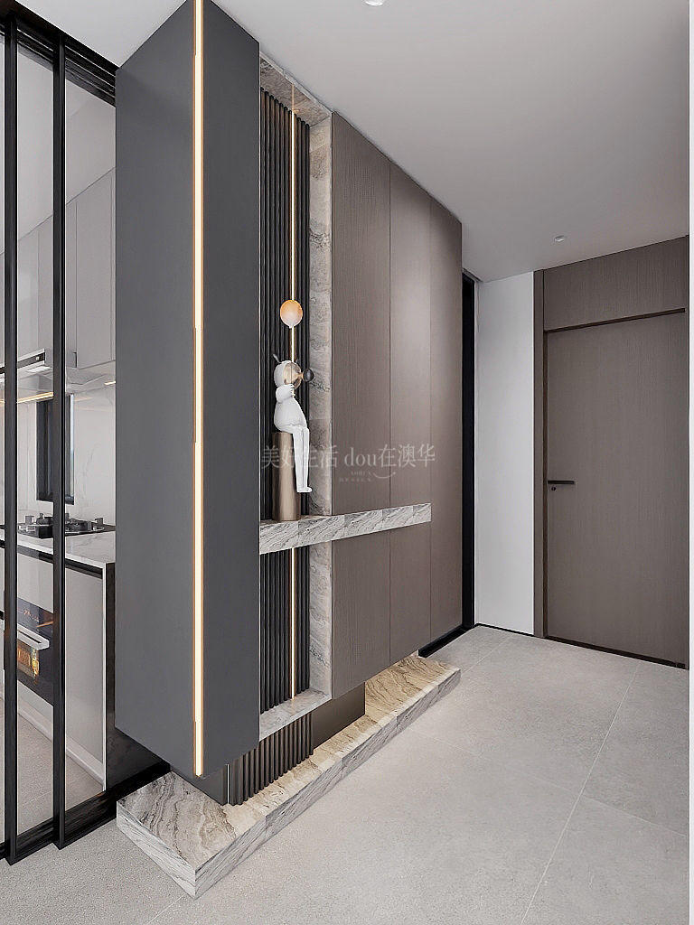 光谷世界城瑜樾东方装修,现代风