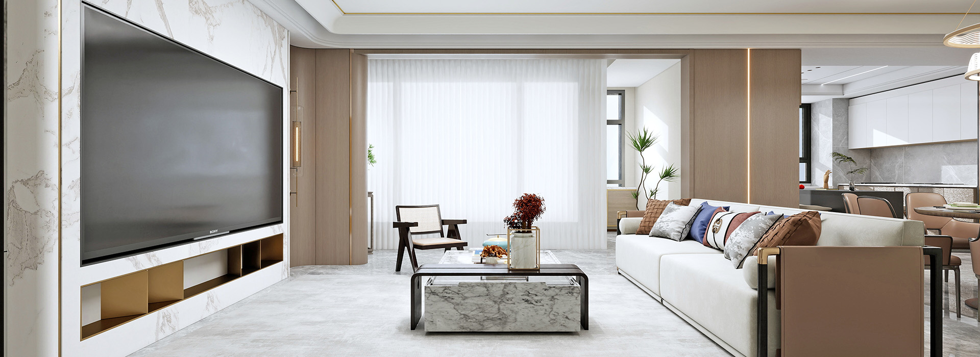 御江壹品青山樽装修,现代风格