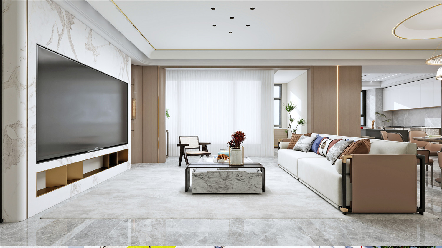 御江壹品青山樽装修,现代风格