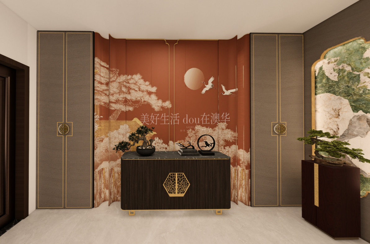 新中式,武汉别墅装修