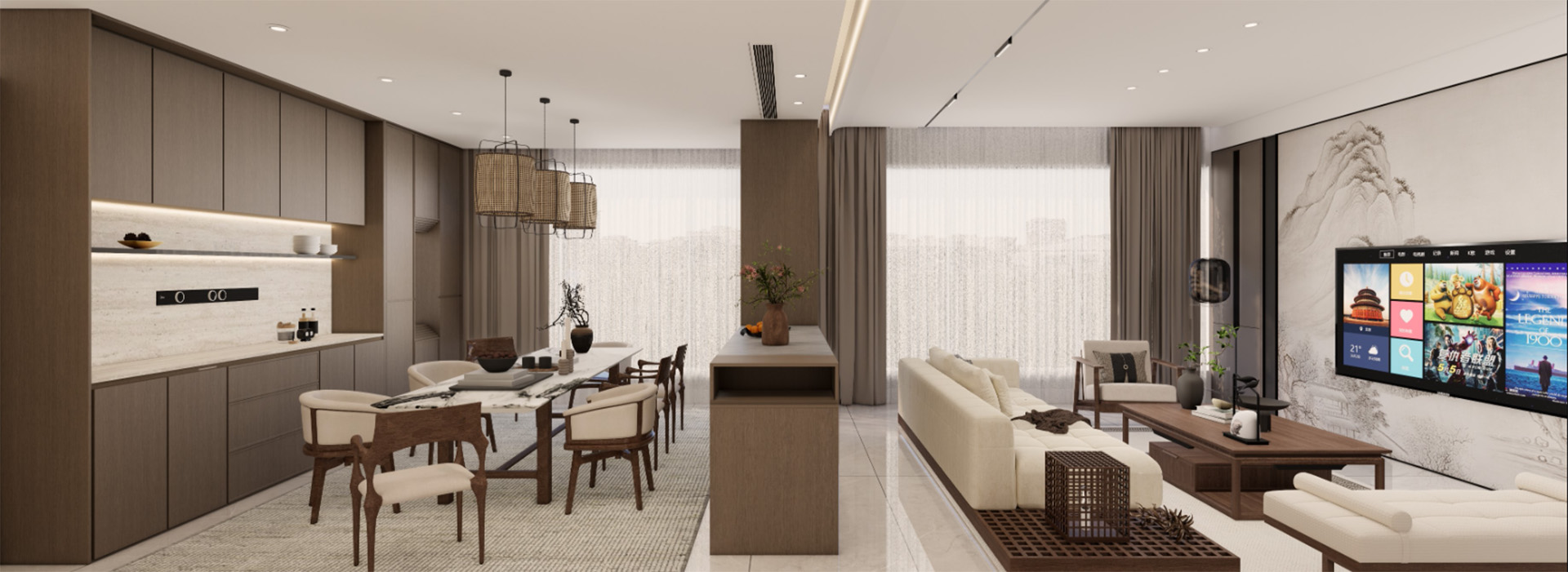 保利明玥晨光别墅装修.宋氏美学