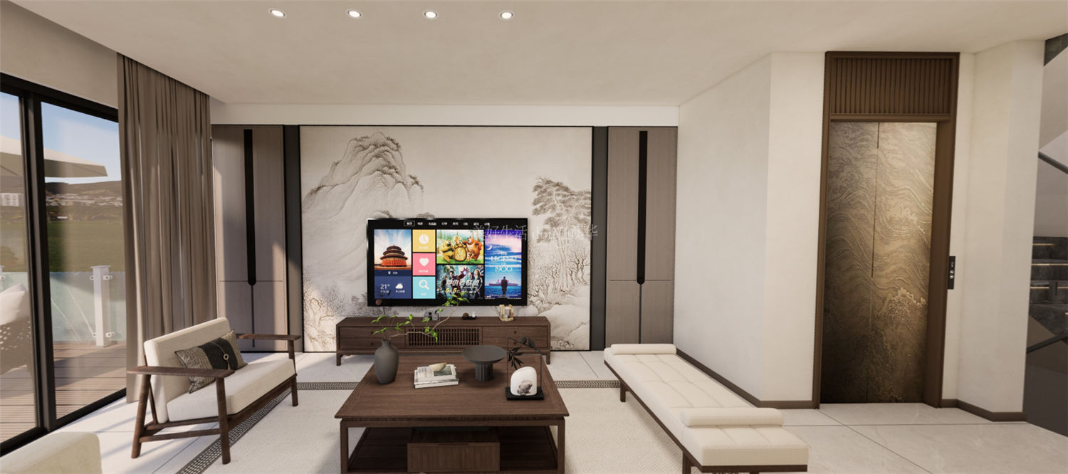 保利明玥晨光别墅装修,宋氏风