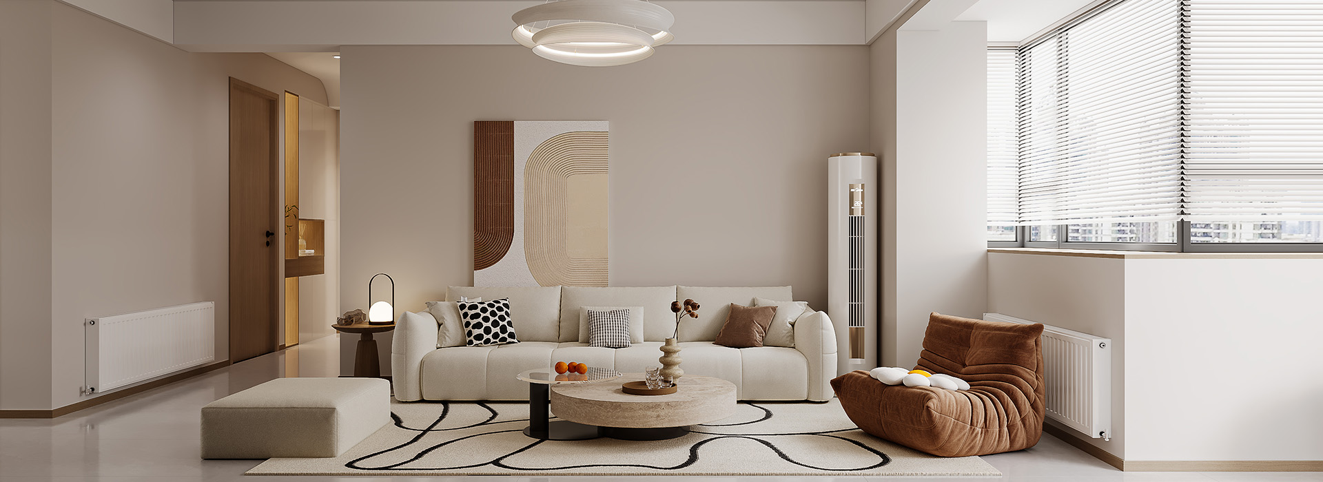 保利公园九里装修,原木极简