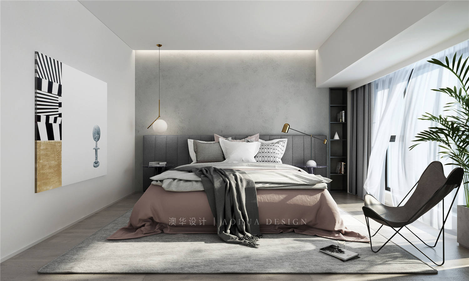 大华公园世家装修,现代简约