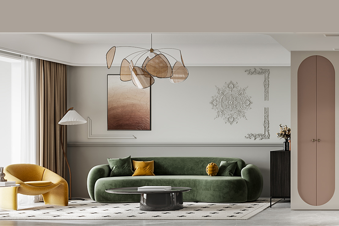 汉口花园装修,法式风