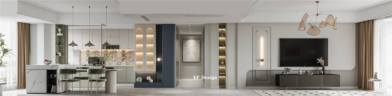 汉口花园装修,法式风