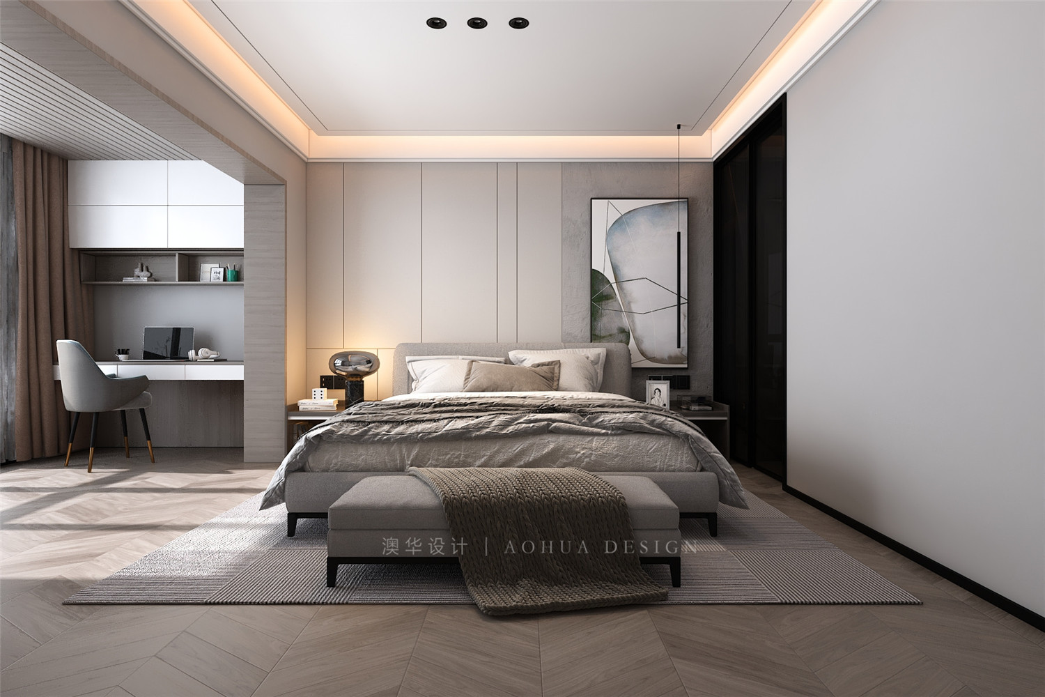 复式装修,意式极简