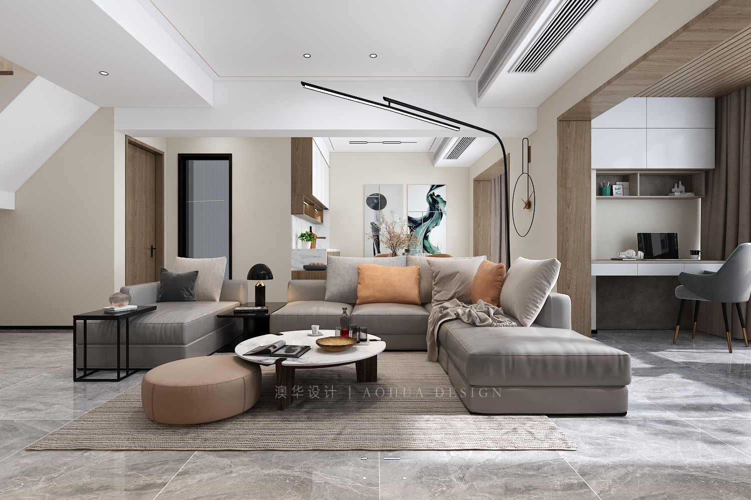 福星惠誉城市花园装修,复式装修