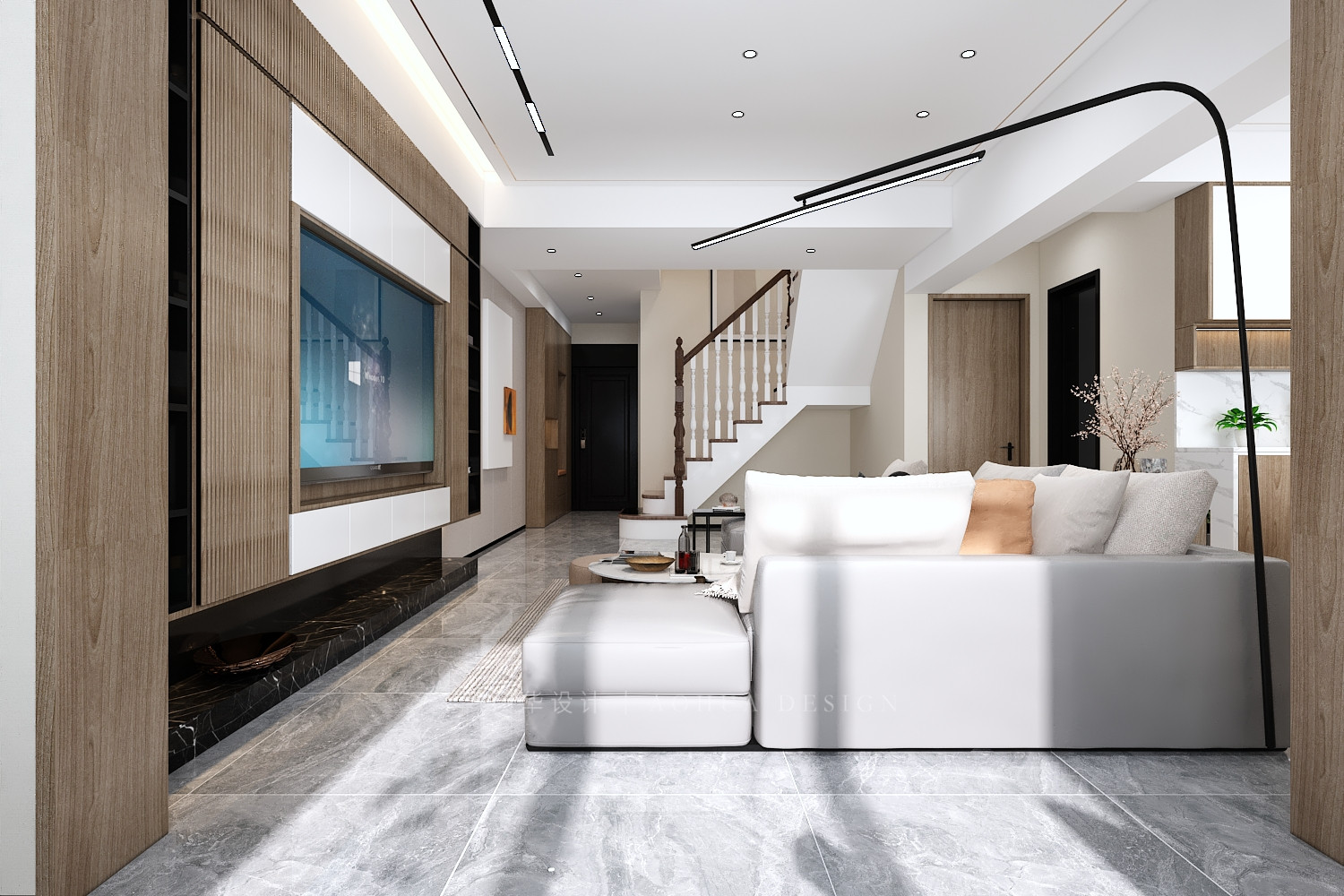 复式装修,意式极简