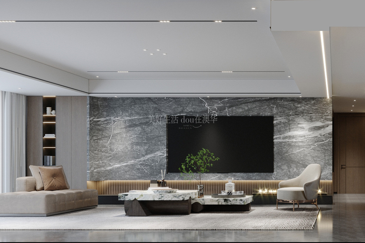 大平层装修,意式极简