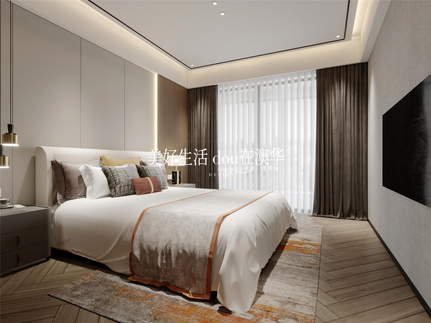 大平层装修,意式极简