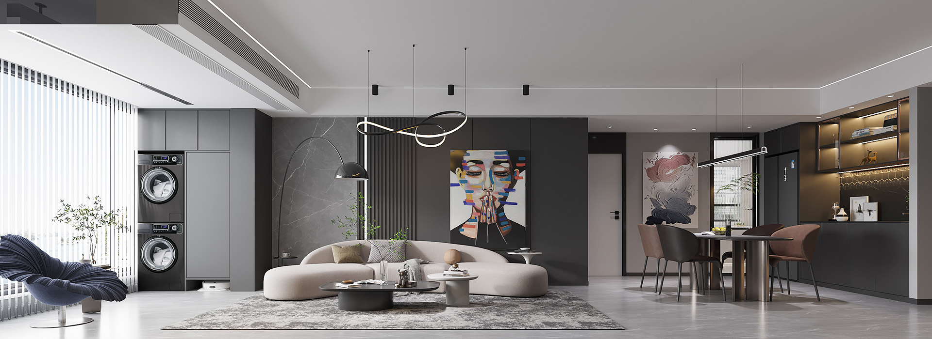 菱湖佳苑装修,意式极简