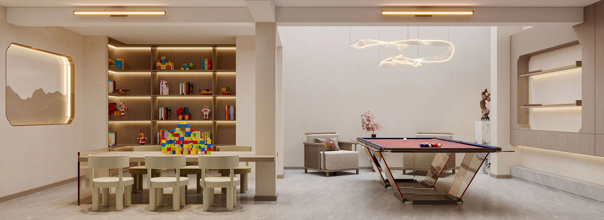 新城璞樾门第装修,现代中式