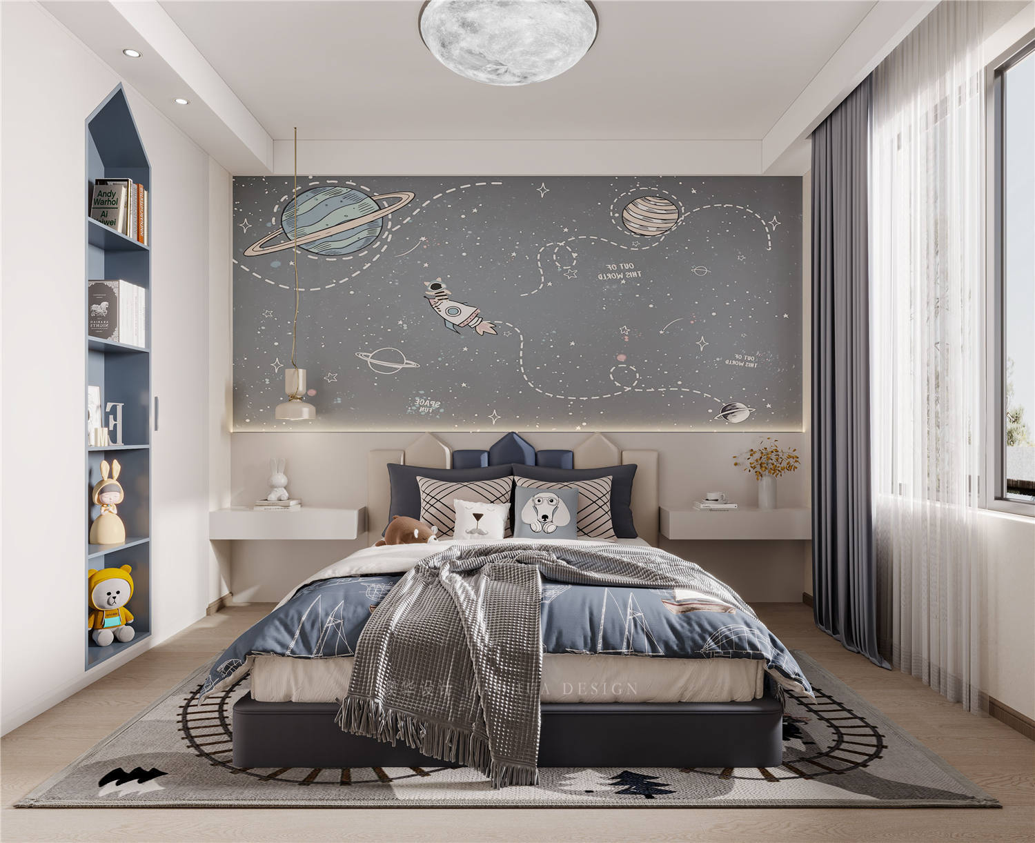 新城璞樾门第装修,现代中式