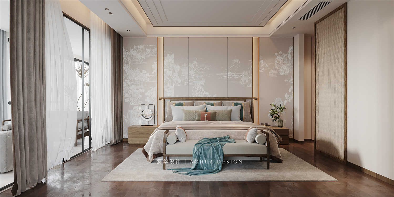 东湖天下装修,大平层装修