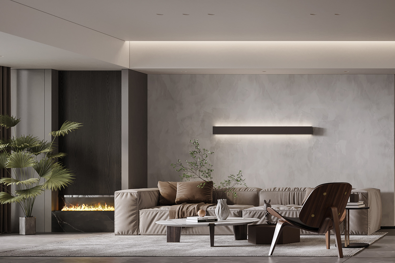 月湖琴声装修,现代风