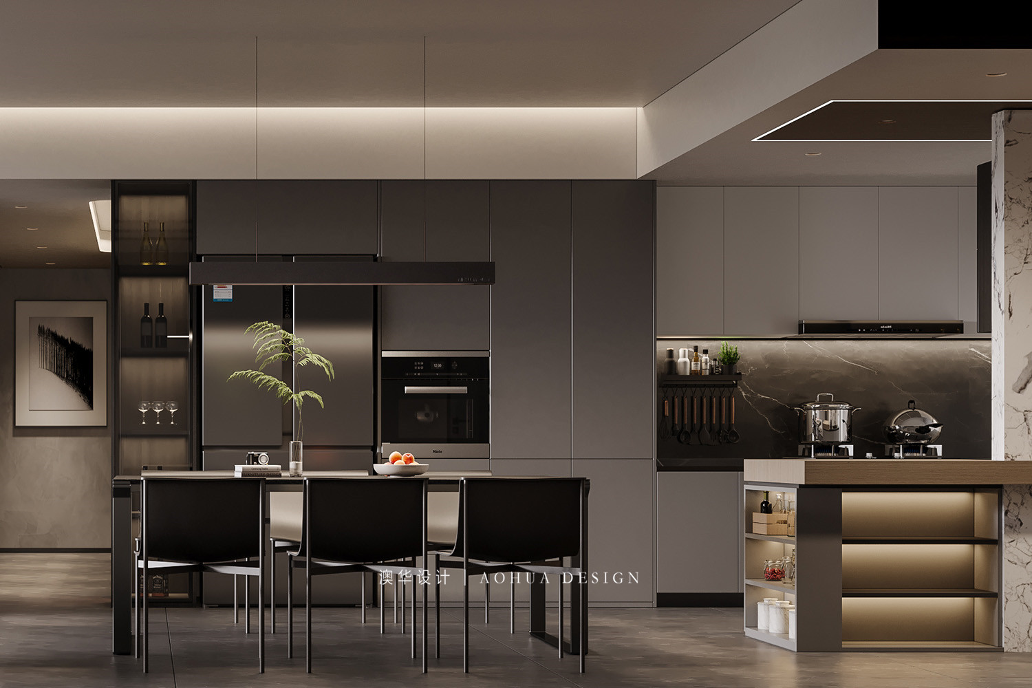 月湖琴声装修,现代风