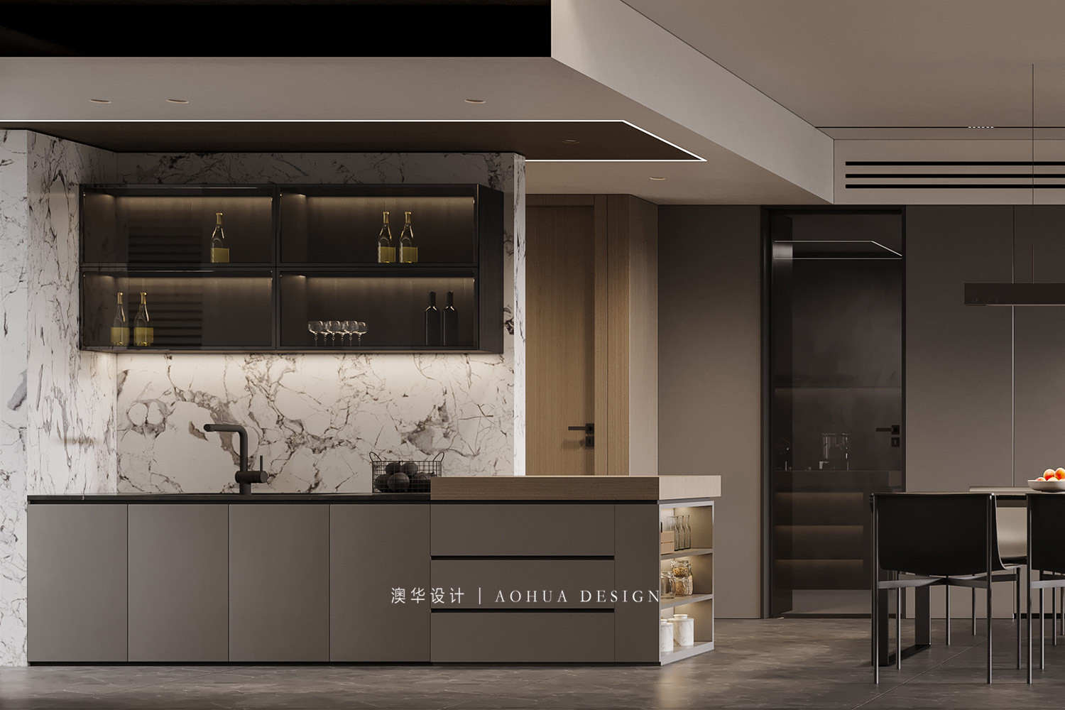 月湖琴声装修,现代风