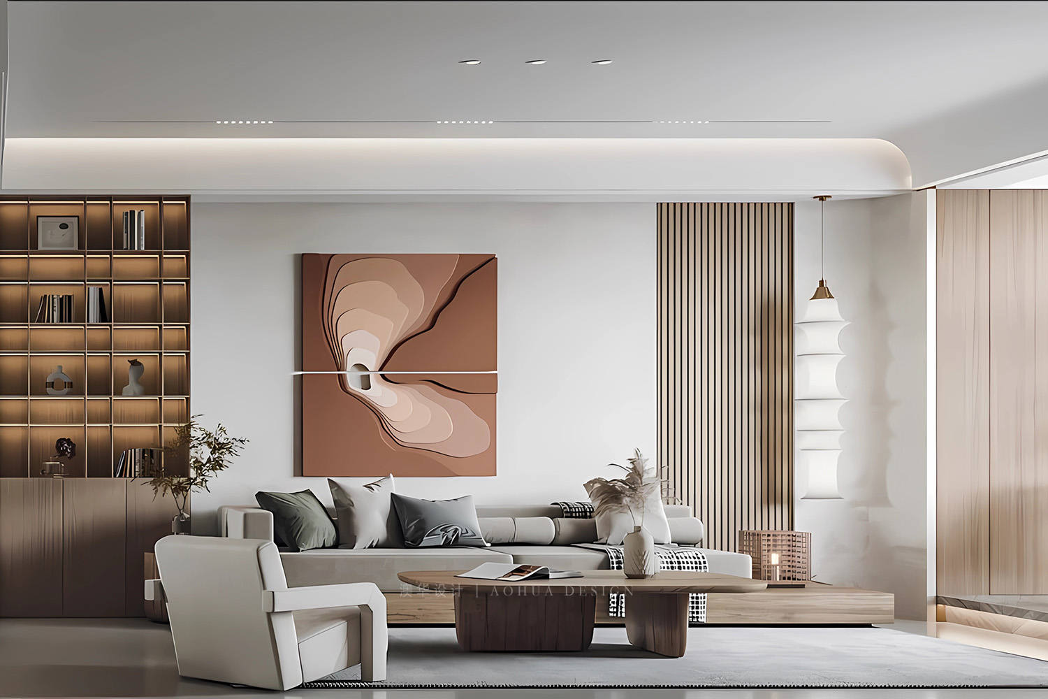 大平层装修,两孩家庭装修