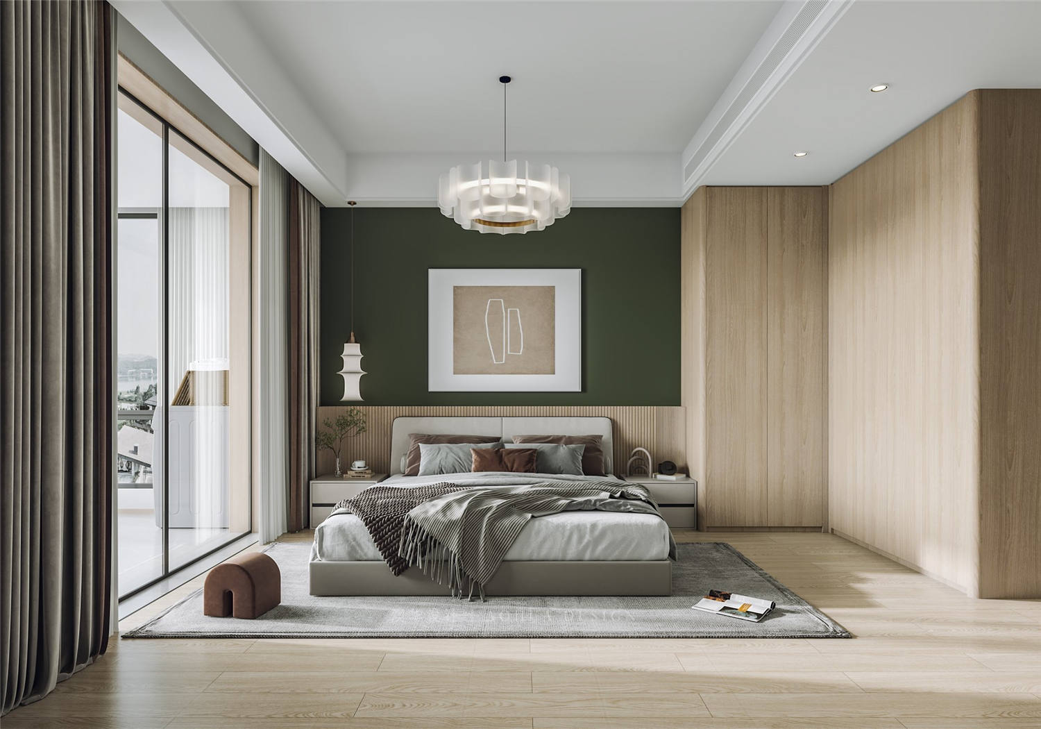 大平层装修,两孩家庭装修