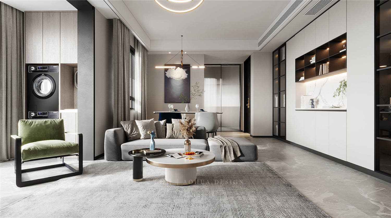 大横厅设计,毛坯房装修