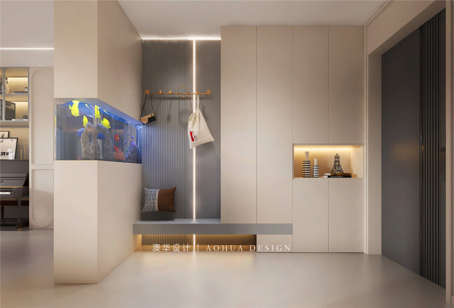 香樾洲装修,现代轻奢风格