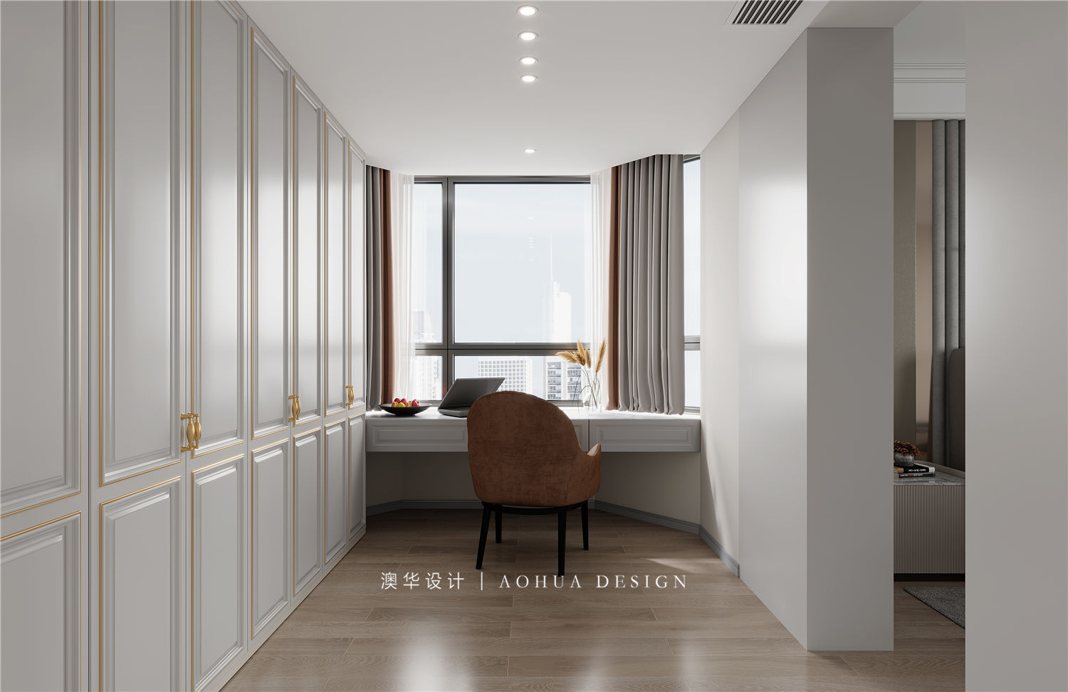 和昌森林湖装修,法式轻奢风格