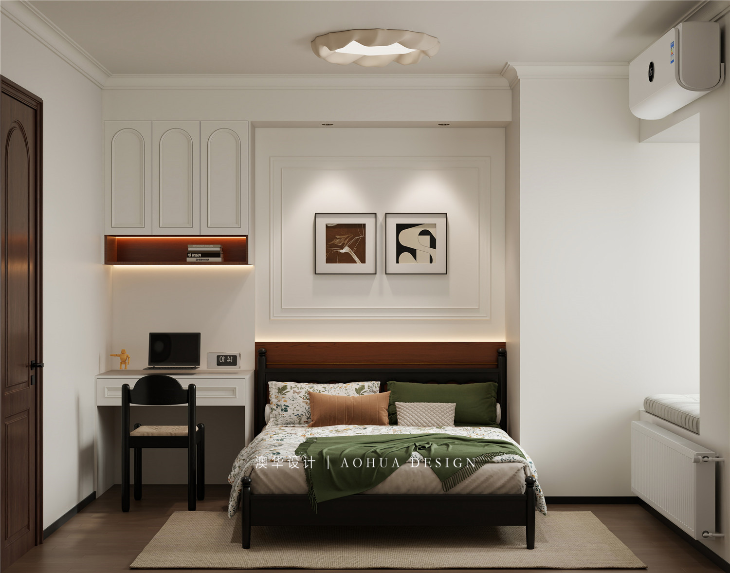 武汉天地御江苑装修,法式中古