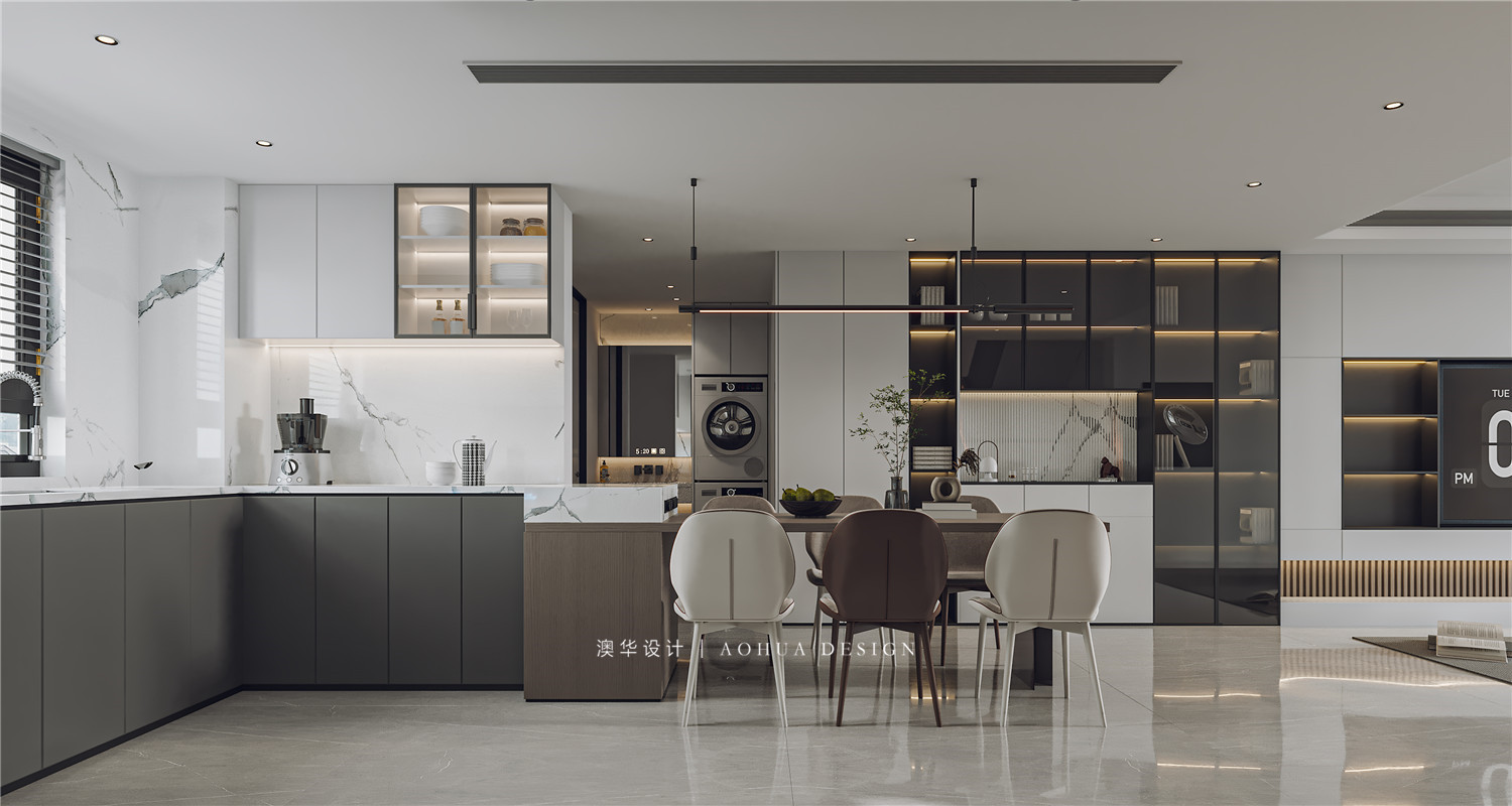 华侨城欢乐天际装修,现代风格