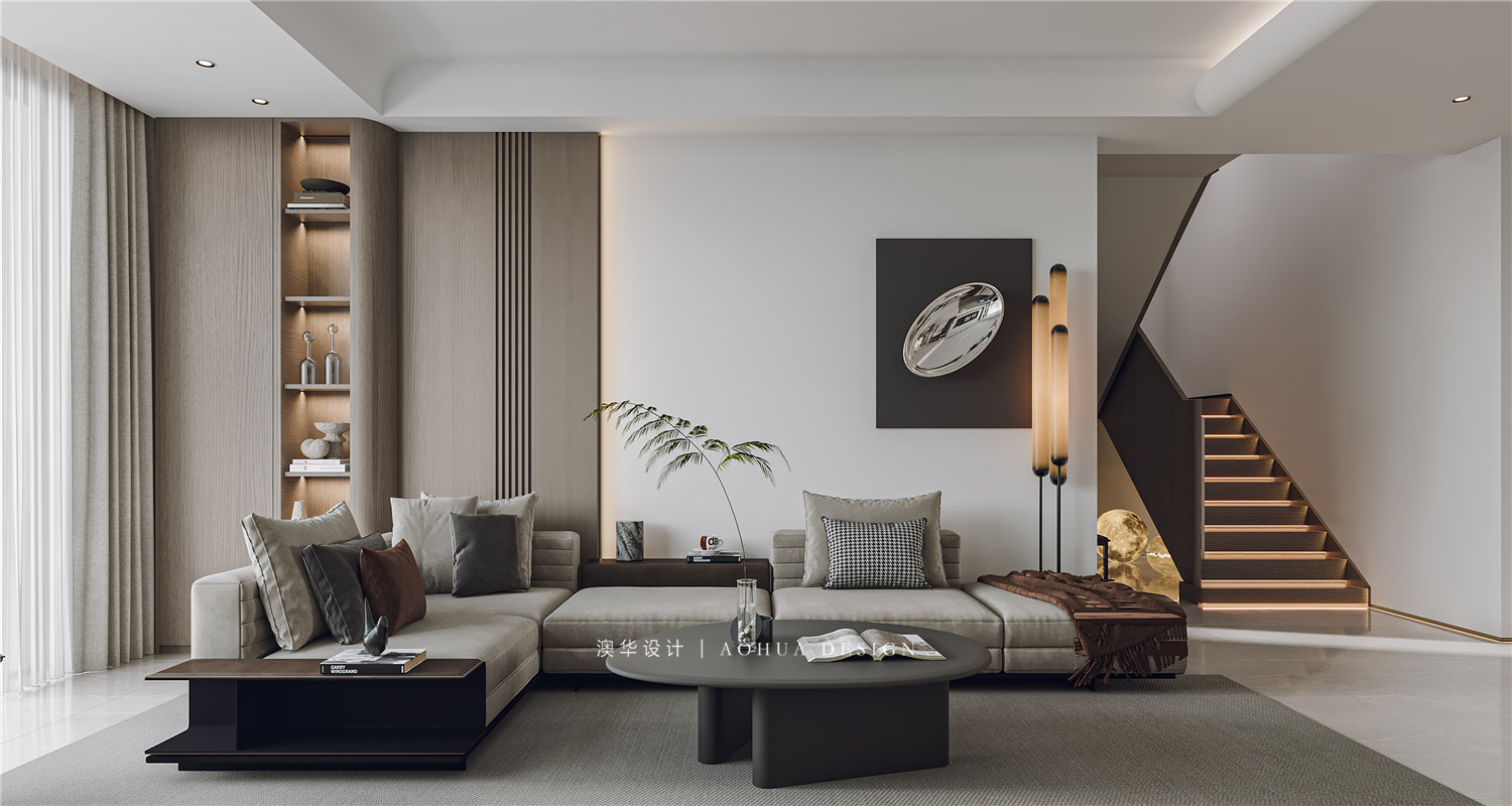 华侨城欢乐天际装修,现代风格