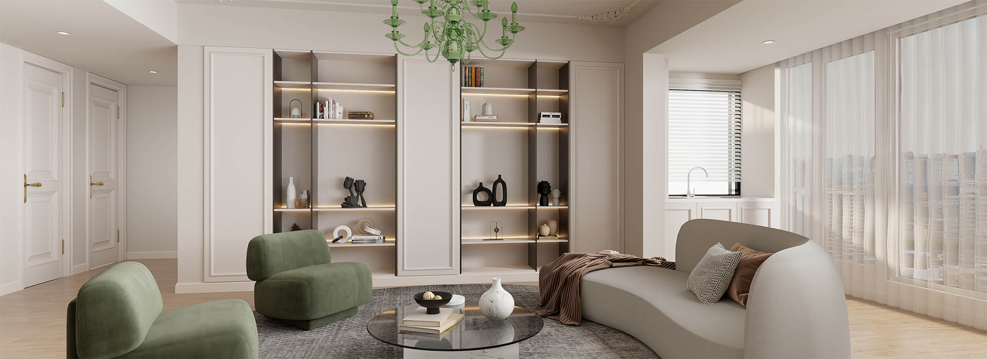 广电光谷家装修,法式风格