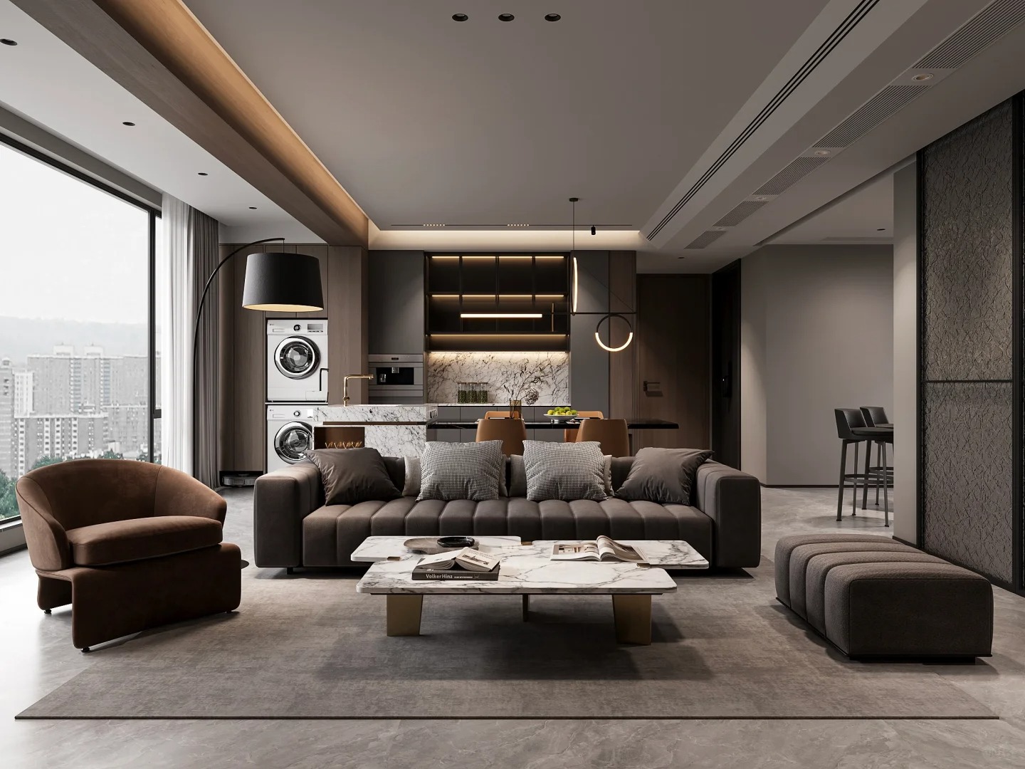 泛海桂府装修,意式轻奢风格