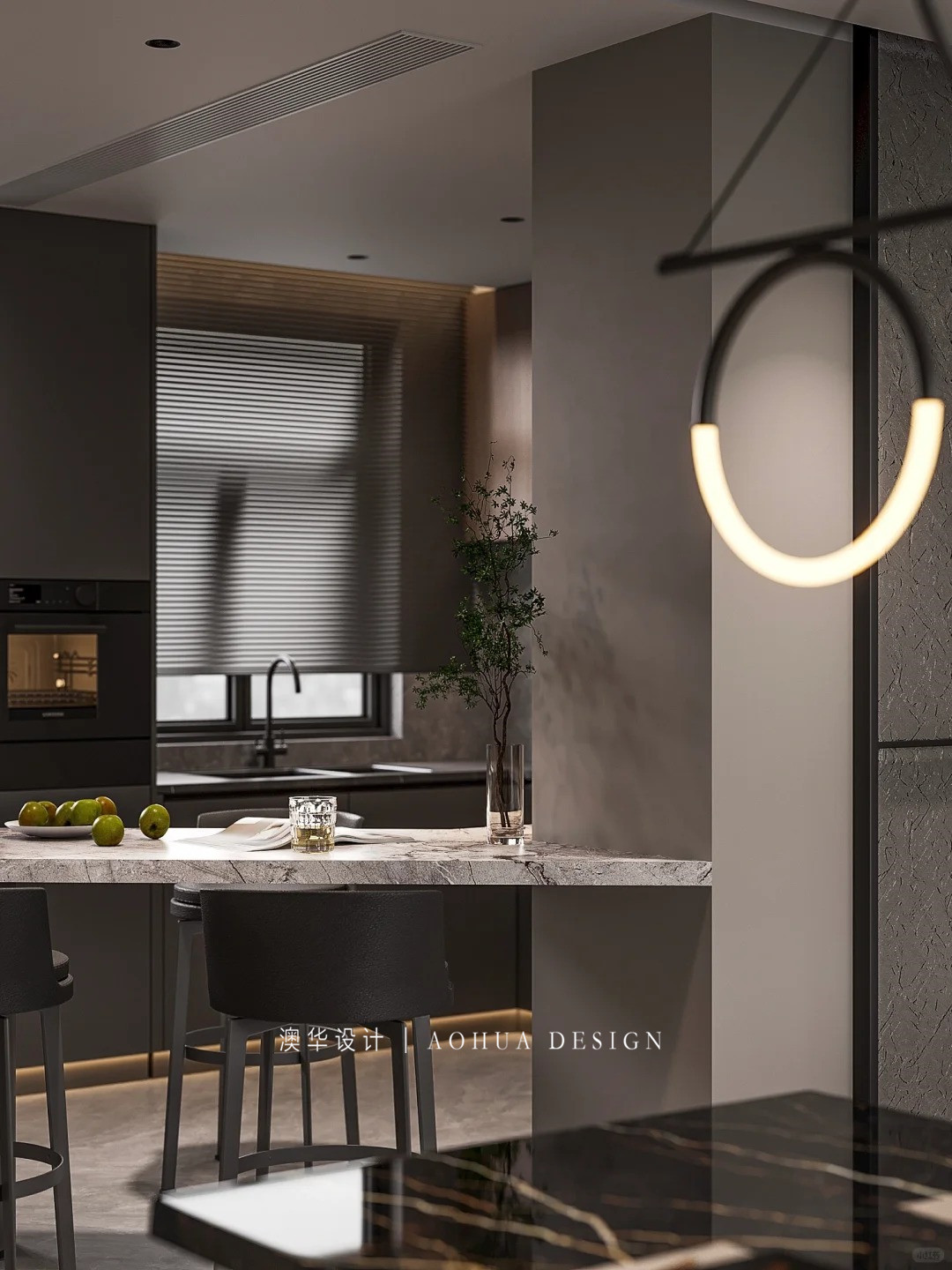 泛海桂府装修,意式轻奢风格