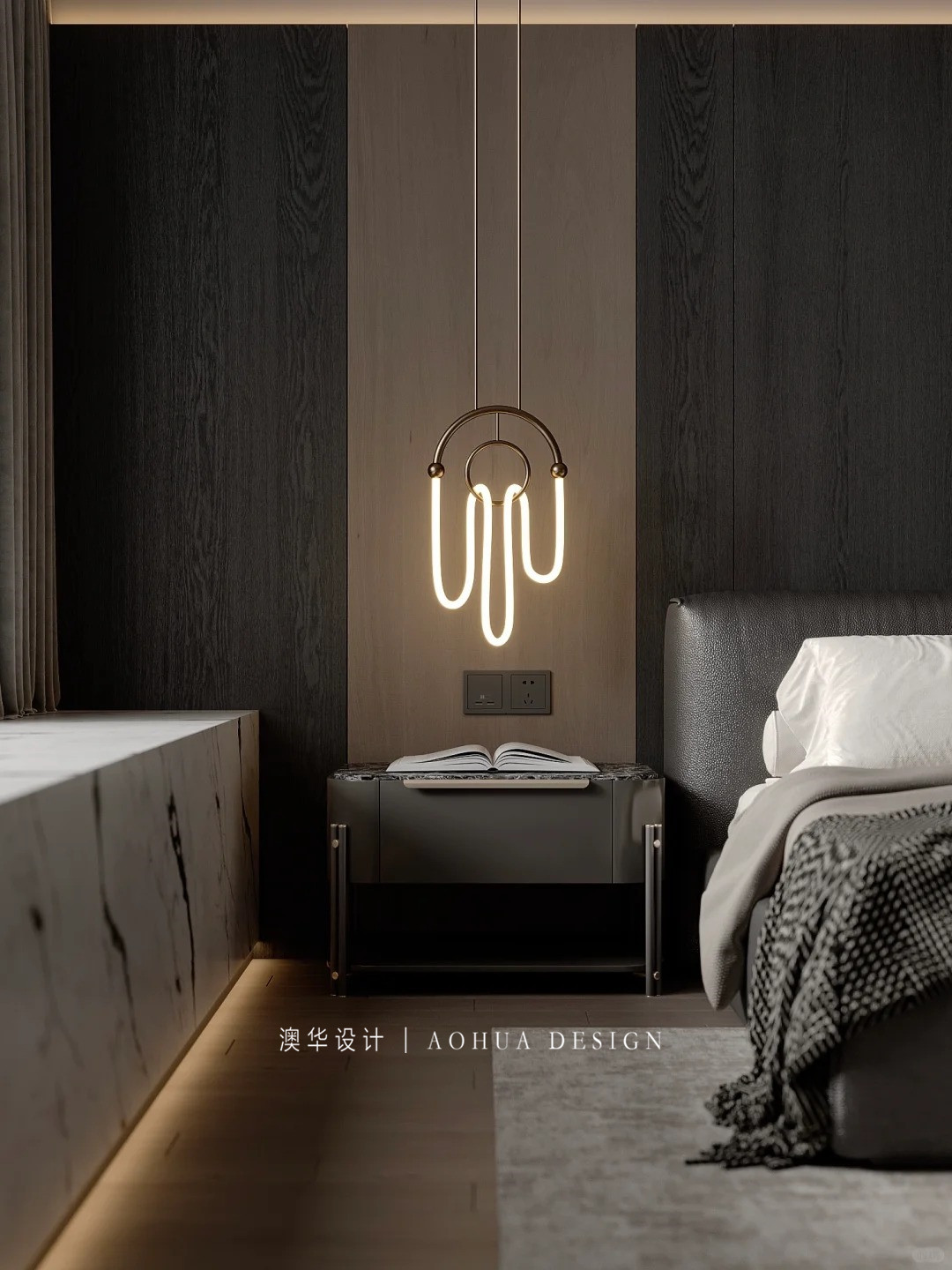 泛海桂府装修,意式轻奢风格