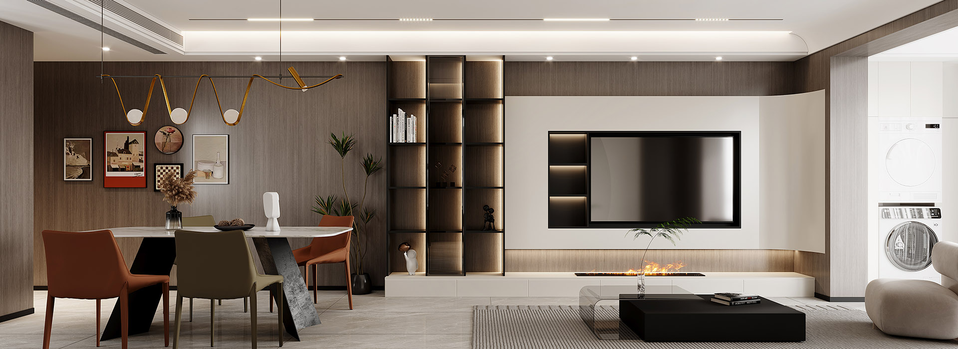 华侨城红坊装修,意式轻奢风格