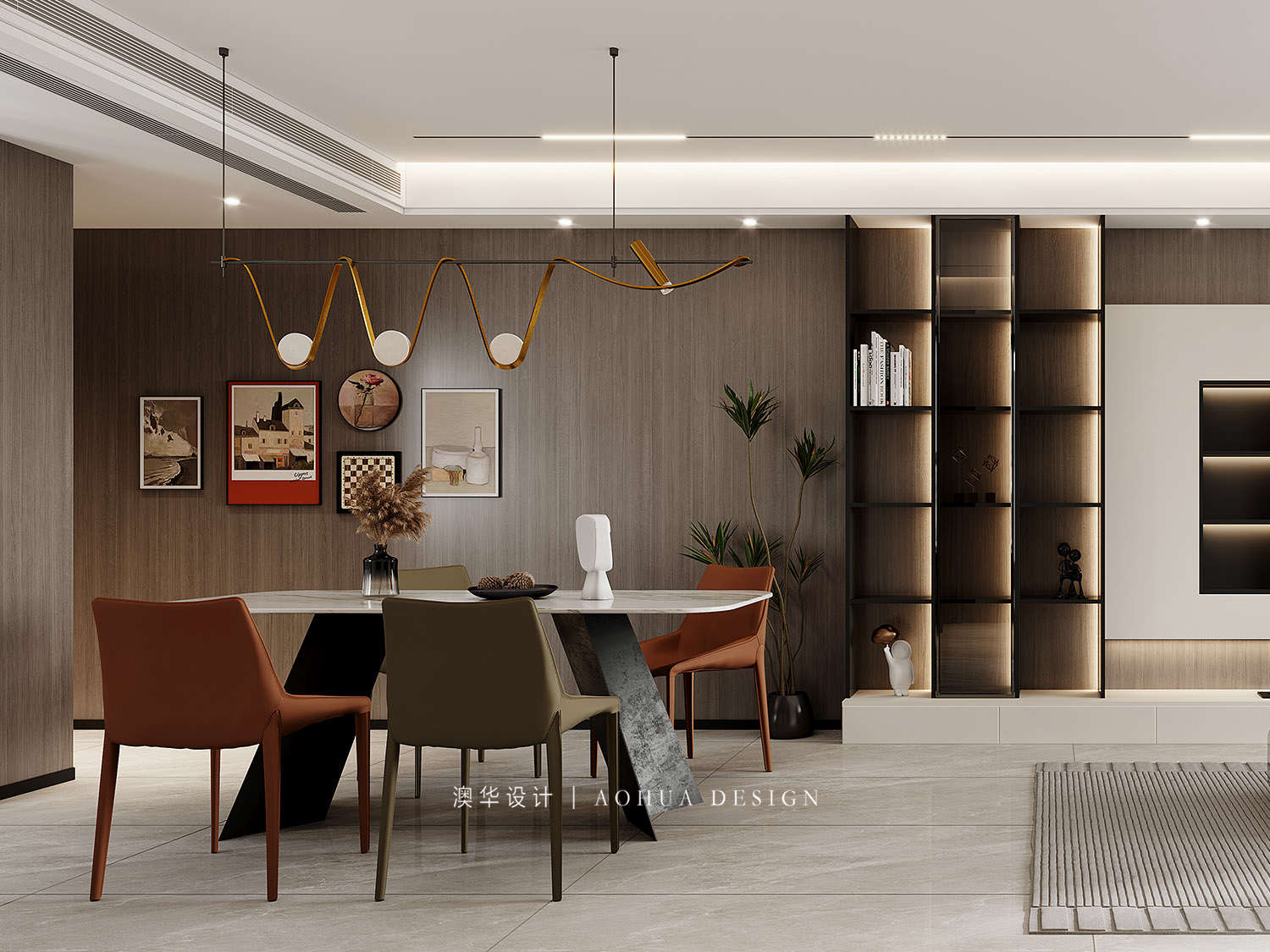 华侨城红坊装修,意式轻奢风格