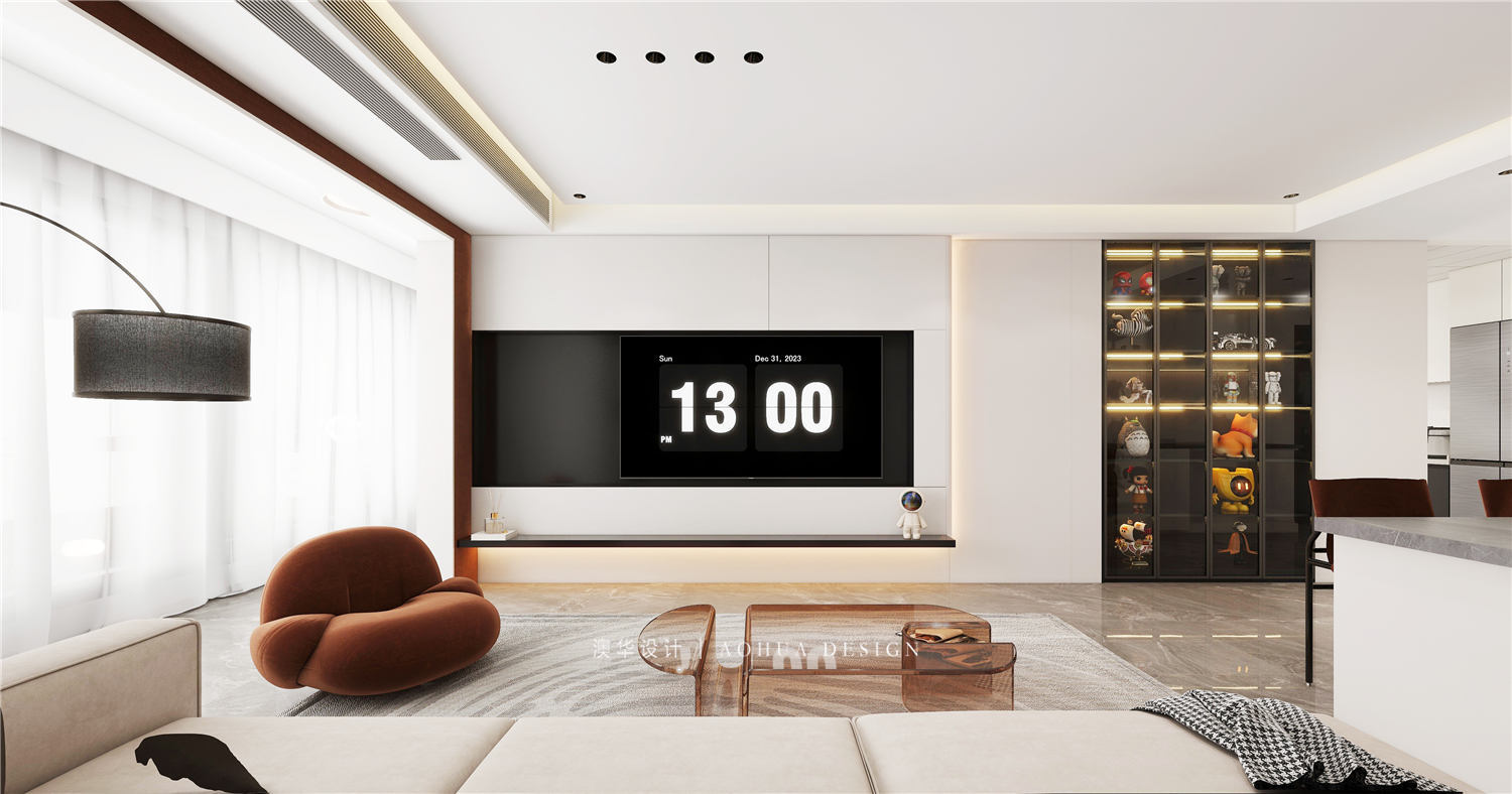 汉口公馆装修,现代风格