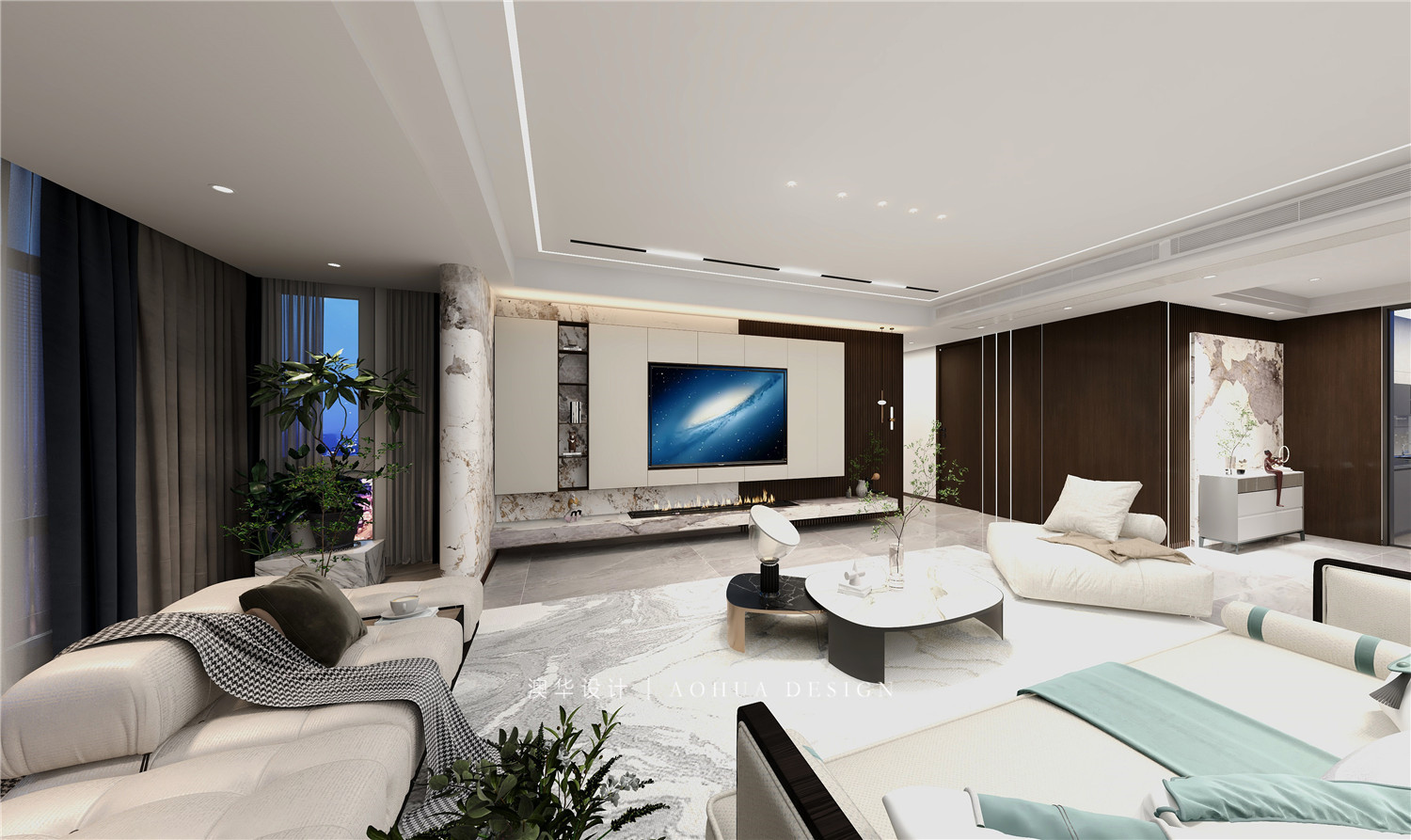 城投翰城装修,轻奢风