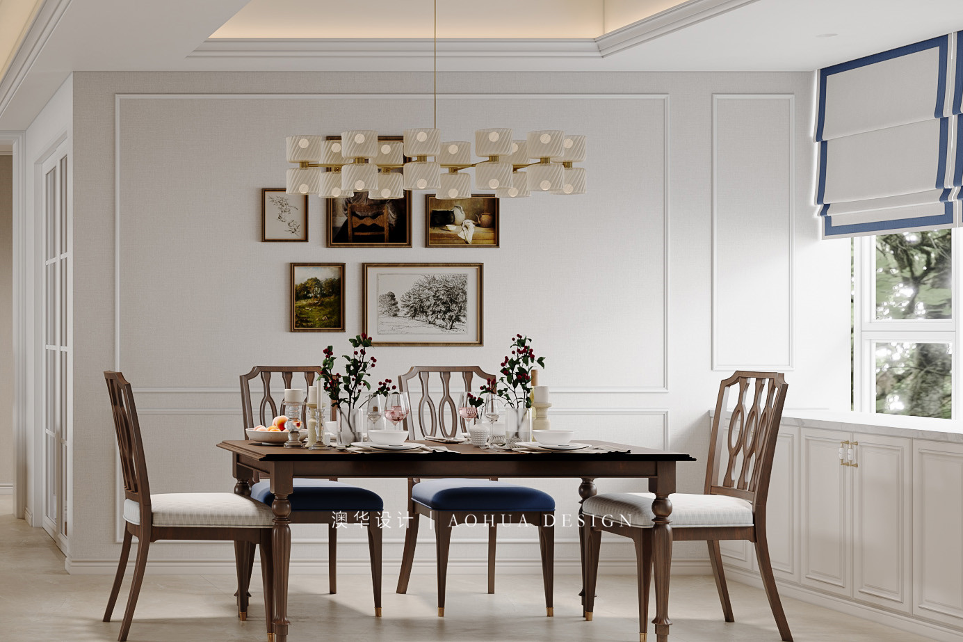 百瑞景装修,美式风格