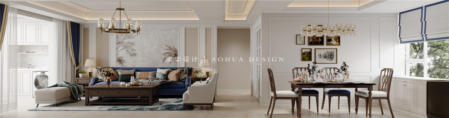 百瑞景装修,美式风格