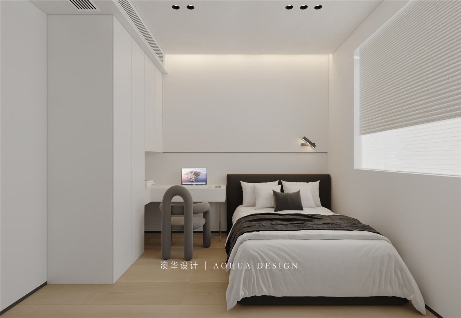 华侨城装修,极简风