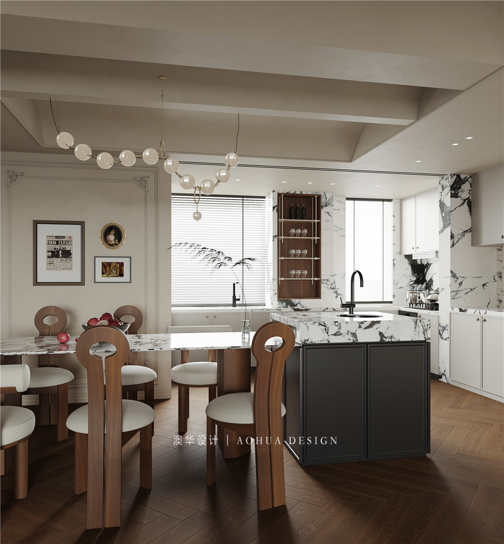 复地东湖国际装修,法式复古