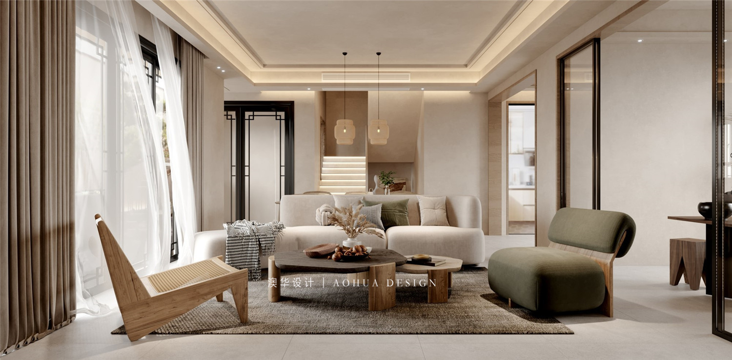 合院别墅装修,武汉别墅装修