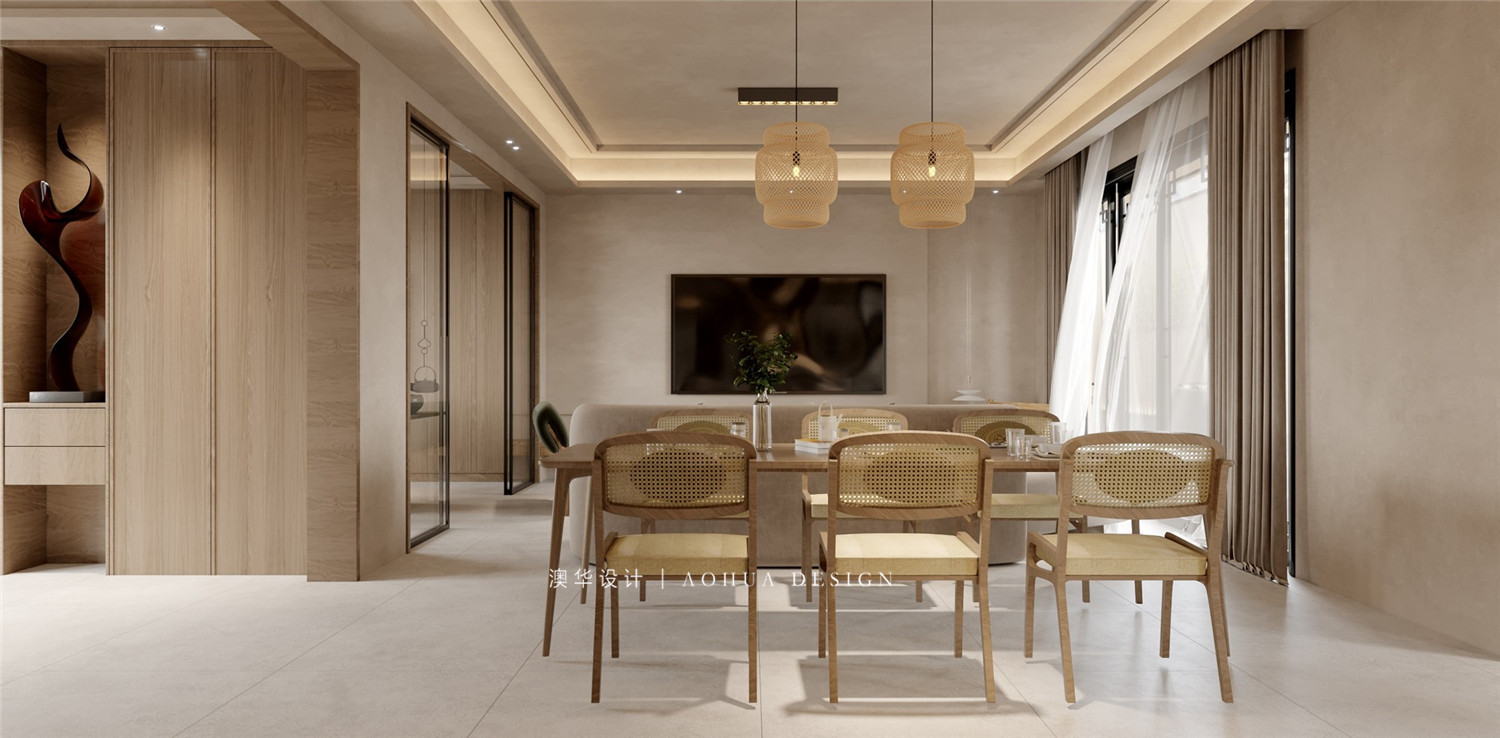 侘寂风,武汉别墅设计