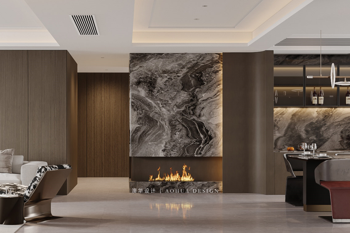 世茂天胤装修,意式轻奢