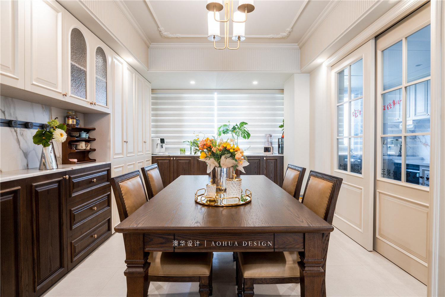 法式原木风,大平层装修